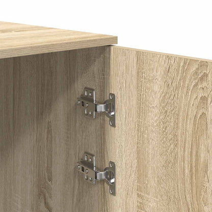 vidaXL Storage Cabinet Sonoma Oak 40x45x103.5 cm Engineered Wood