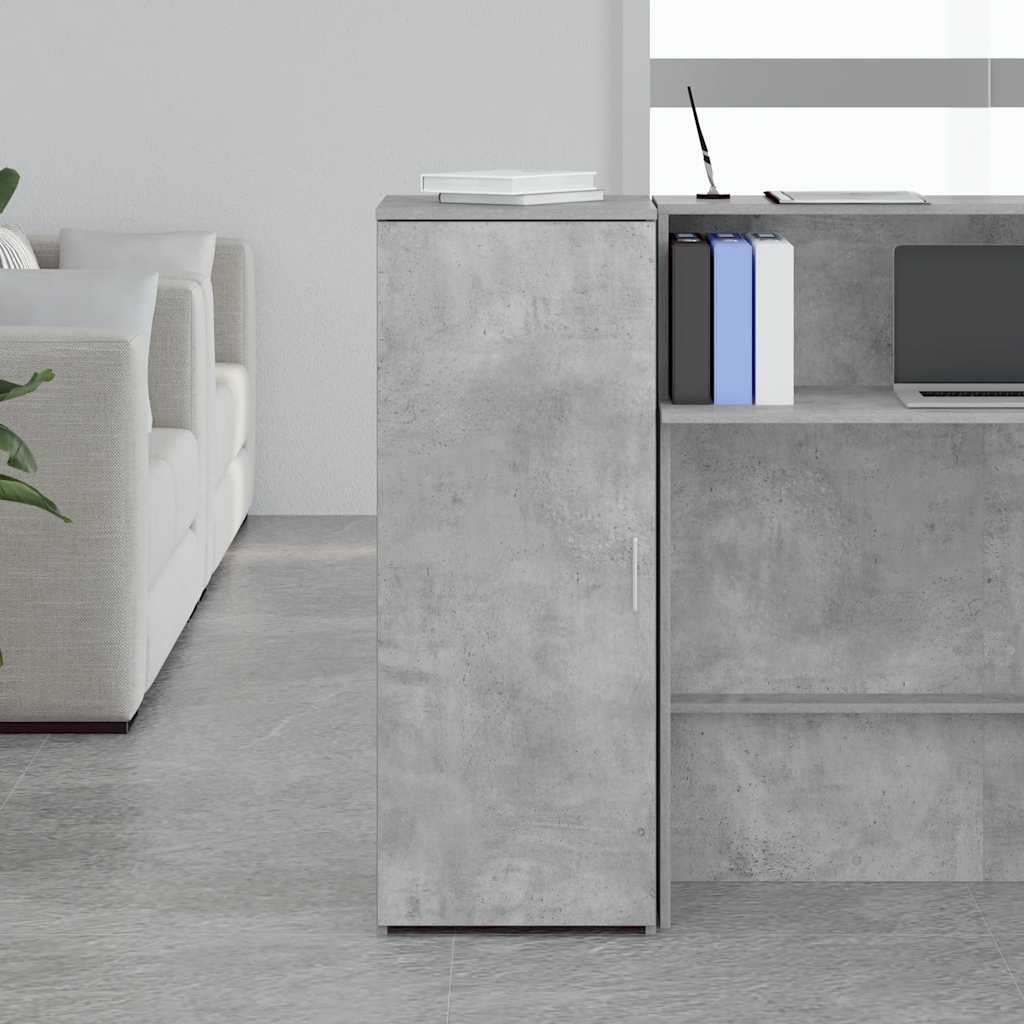 vidaXL Storage Cabinet Concrete Grey 40x45x103,5 cm Engineered Wood