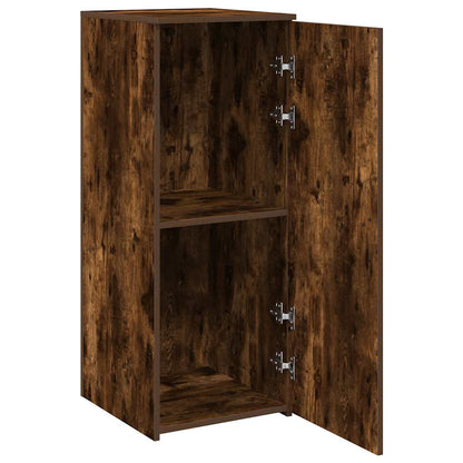 vidaXL Storage Cabinet Smoked Oak 40x45x103,5 cm Engineered Wood