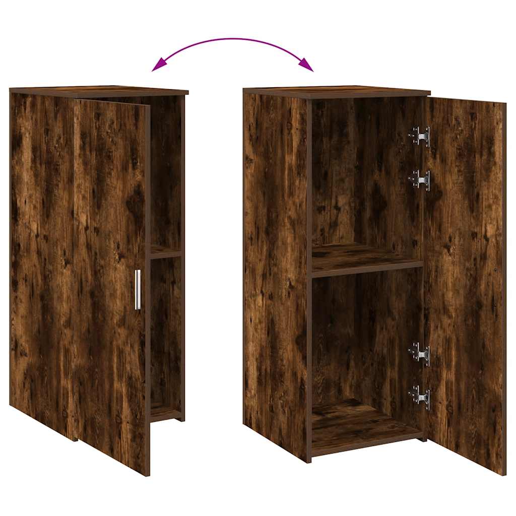 vidaXL Storage Cabinet Smoked Oak 40x45x103.5 cm Engineered Wood