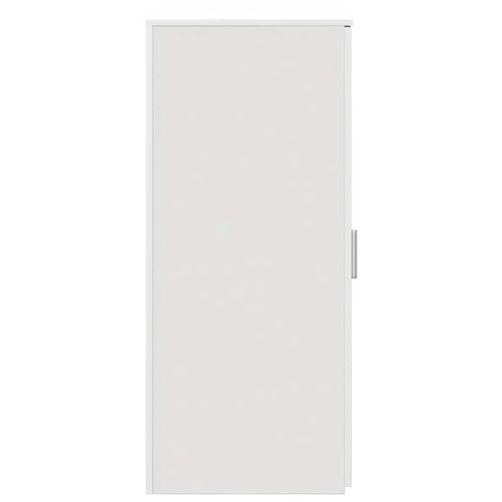 vidaXL Storage Cabinet White 50x45x103.5 cm Engineered Wood