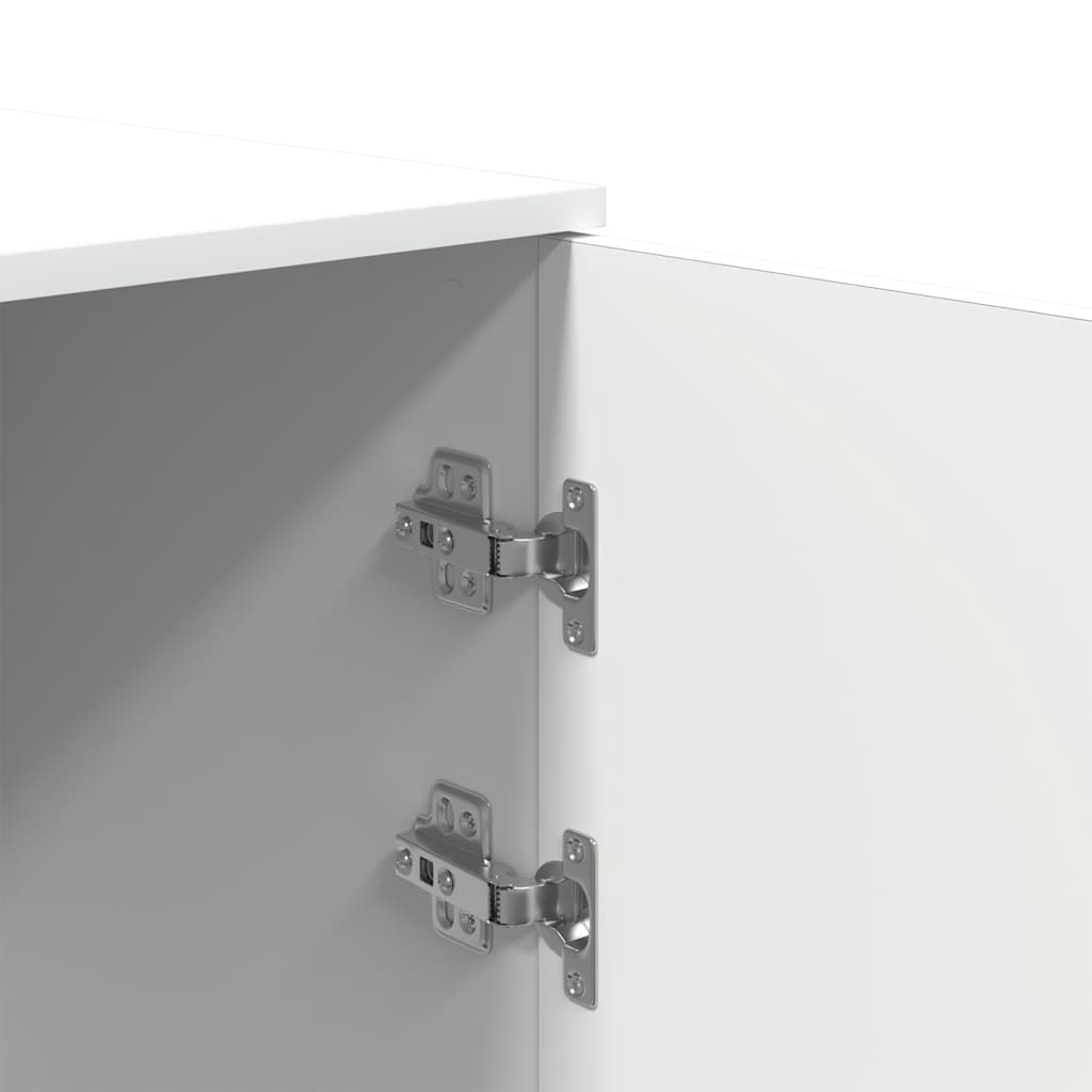 vidaXL Storage Cabinet White 50x45x103.5 cm Engineered Wood