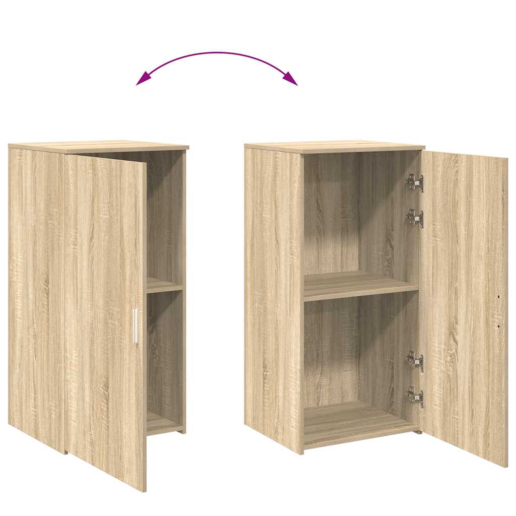 vidaXL Storage Cabinet Sonoma Oak 50x45x103.5 cm Engineered Wood