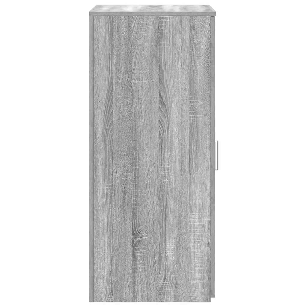 vidaXL Storage Cabinet Grey Sonoma 50x45x103.5 cm Engineered Wood