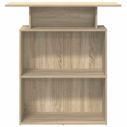 vidaXL Reception Desk Sonoma Oak 100x40x104 cm Engineered Wood