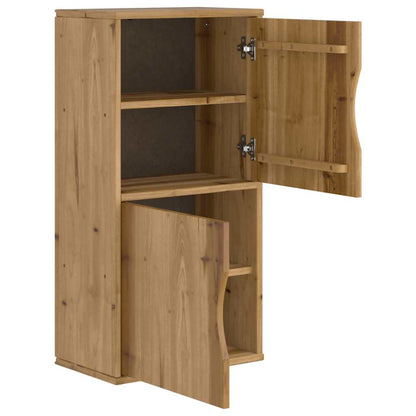 vidaXL Side Cabinet "ODDA" 40x24x79 cm Solid Wood Pine