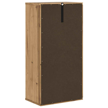 vidaXL Side Cabinet "ODDA" 40x24x79 cm Solid Wood Pine