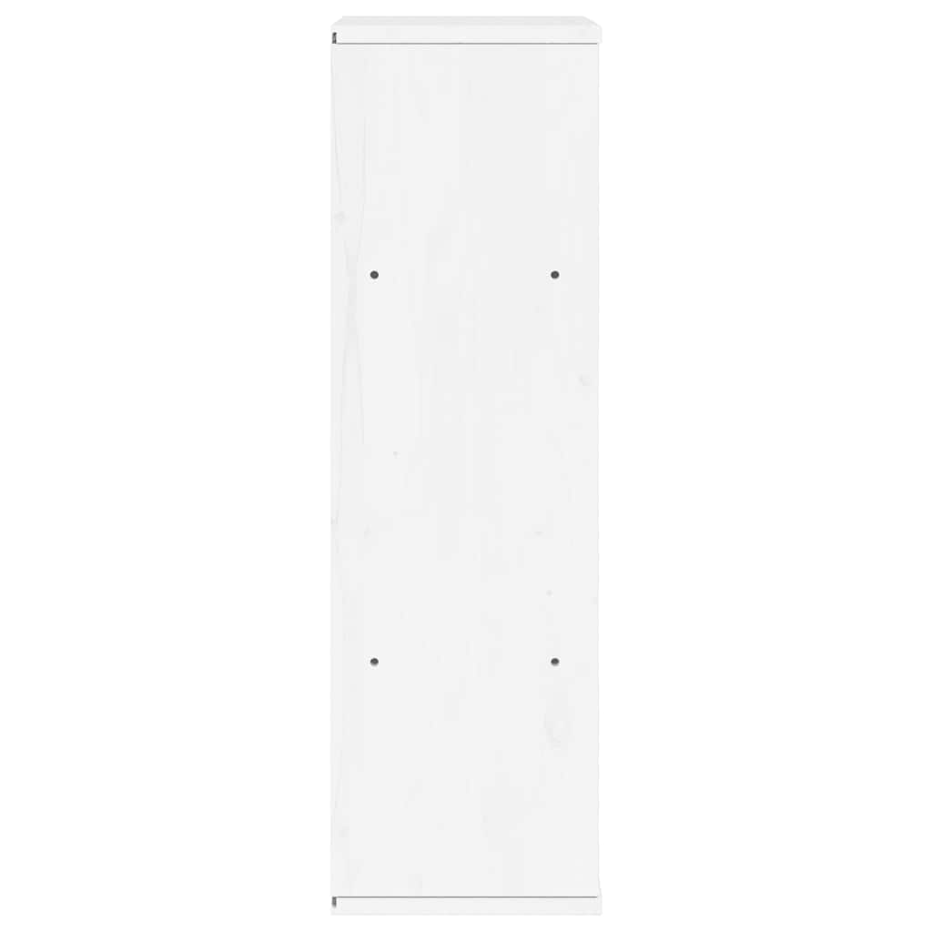 vidaXL Side Cabinet ODDA White 40x24x79 cm Solid Wood Pine