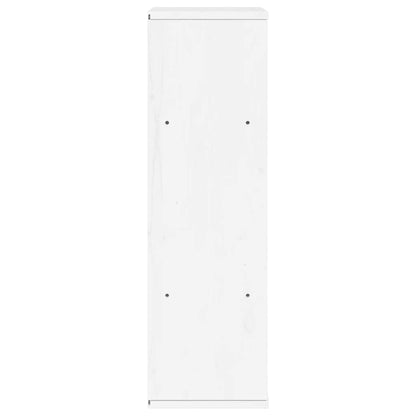 vidaXL Side Cabinet ODDA White 40x24x79 cm Solid Wood Pine