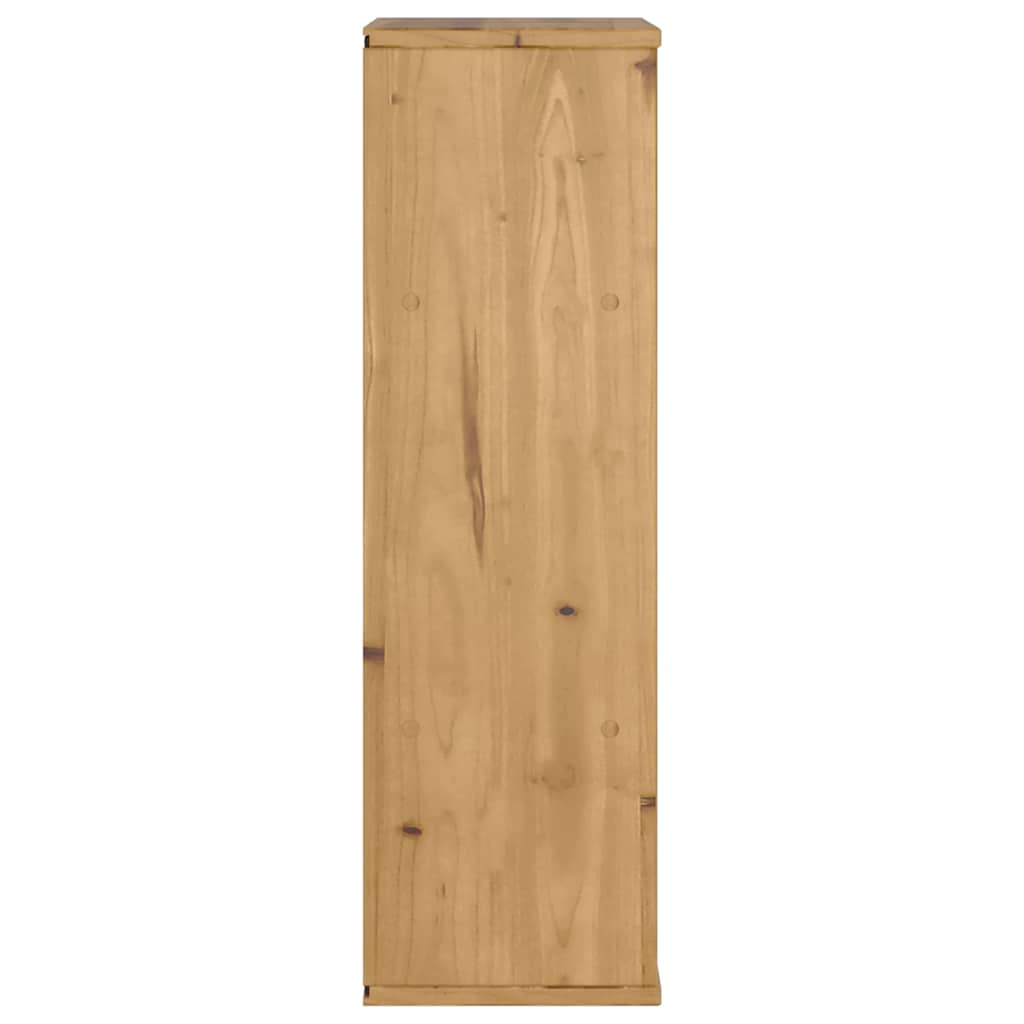 vidaXL Side Cabinet with Drawers "ODDA" 40x24x79 cm Solid Wood Pine