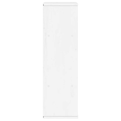 vidaXL Side Cabinet with Drawers ODDA White 40x24x79 cm Solid Wood Pine