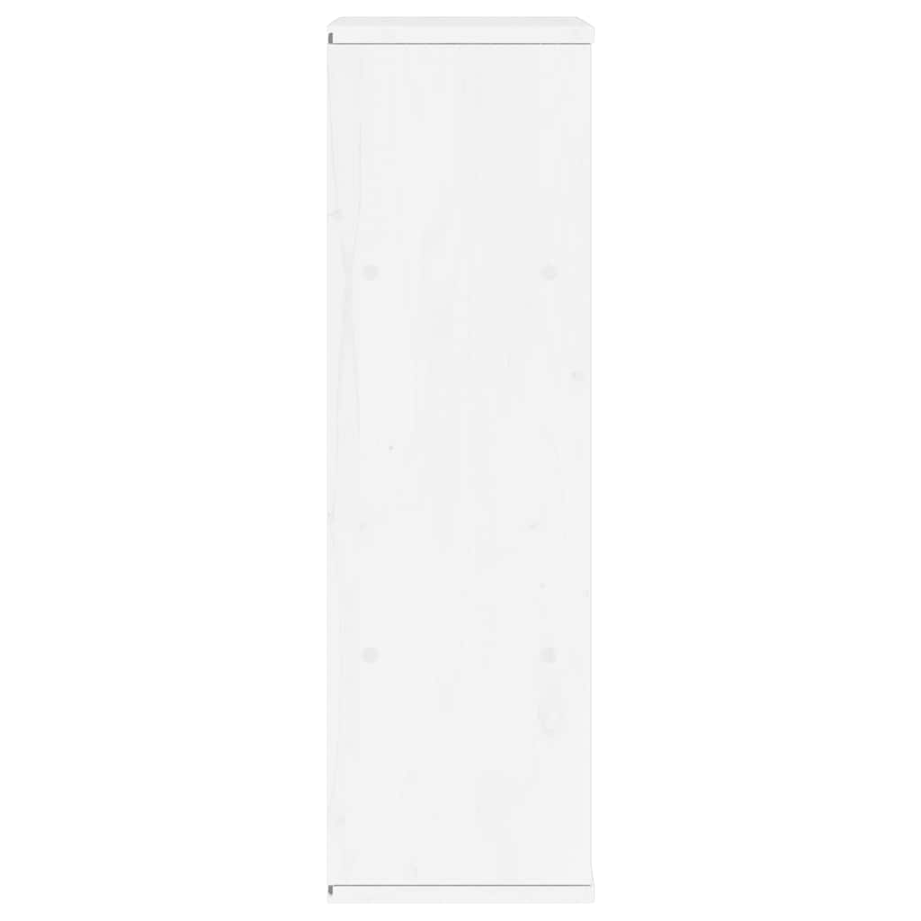 vidaXL Side Cabinet with Drawers "ODDA" White 40x24x79 cm Solid Wood Pine