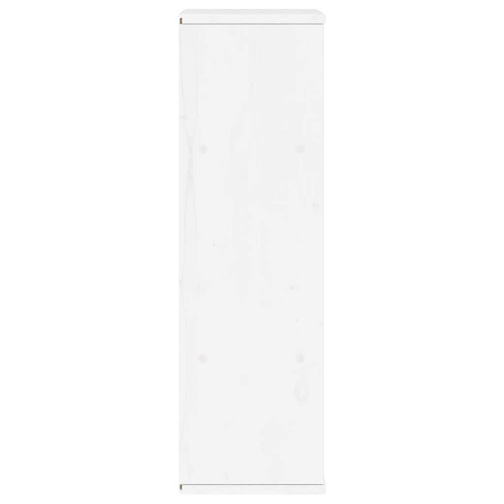 vidaXL Side Cabinet with Drawers "ODDA" White 40x24x79 cm Solid Wood Pine