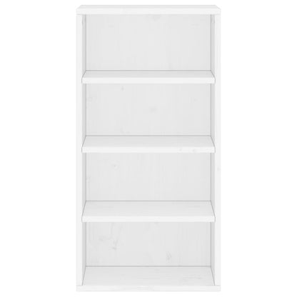 vidaXL Side Cabinet ODDA White 40x24x79 cm Solid Wood Pine