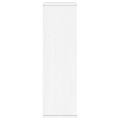 vidaXL Side Cabinet ODDA White 40x24x79 cm Solid Wood Pine