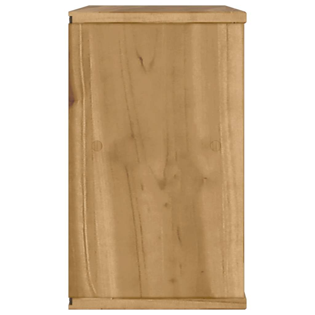 vidaXL TV Cabinet ODDA 79x24x40 cm Solid Wood Pine