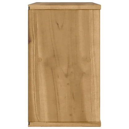 vidaXL TV Cabinet ODDA 79x24x40 cm Solid Wood Pine