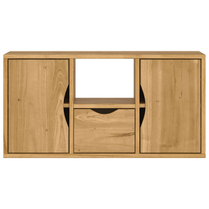 vidaXL TV Cabinet with Drawer “ODDA” 79x24x40 cm Solid Wood Pine