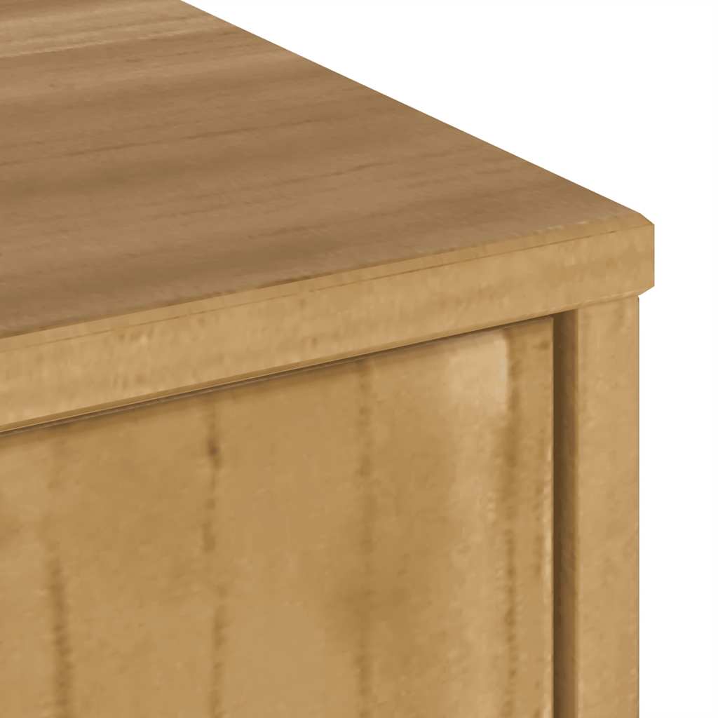 vidaXL TV Cabinet with Drawer “ODDA” 79x24x40 cm Solid Wood Pine