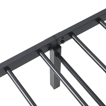 vidaXL Bed Frame without Mattress Foldable Black 100x190 cm Steel