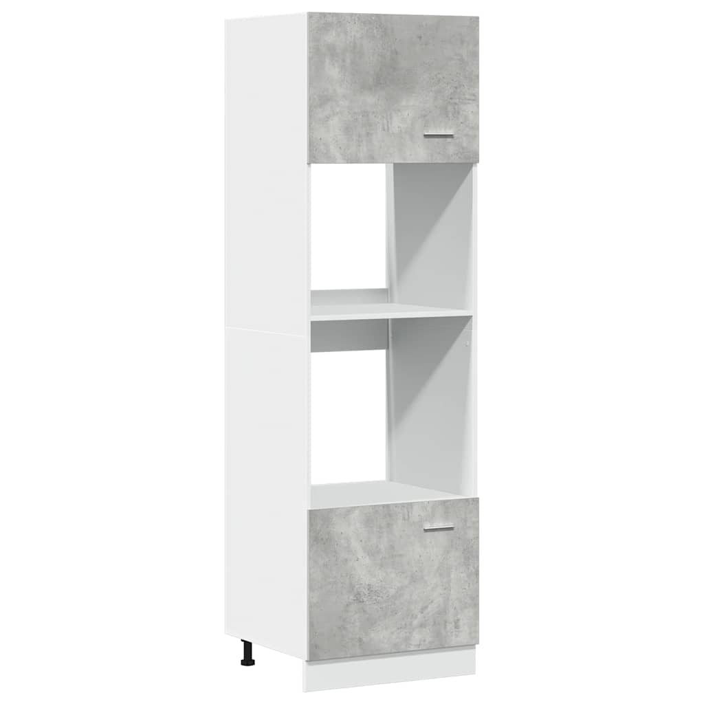 vidaXL 7 Piece Kitchen Cabinet Set Lyon Concrete Grey Engineered Wood