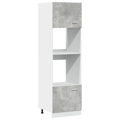 vidaXL 7 Piece Kitchen Cabinet Set Lyon Concrete Grey Engineered Wood