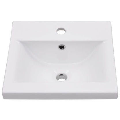 vidaXL 5 Piece Bathroom Furniture Set Concrete Grey Engineered Wood
