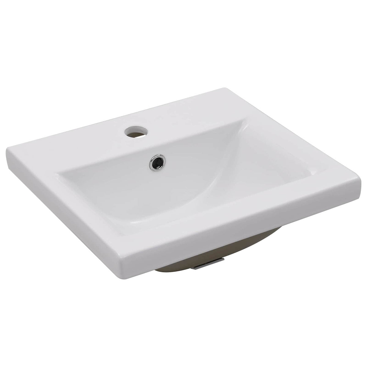 vidaXL 5 Piece Bathroom Furniture Set Concrete Grey Engineered Wood