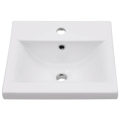vidaXL 5 Piece Bathroom Furniture Set Concrete Grey Engineered Wood