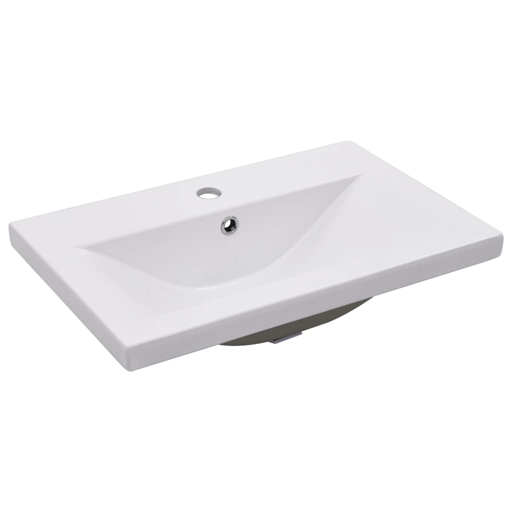 vidaXL 4 Piece Bathroom Furniture Set Concrete Grey Engineered Wood