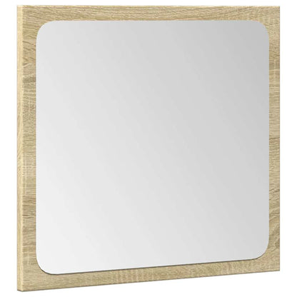 vidaXL 4 Piece Bathroom Furniture Set Sonoma Oak Engineered Wood