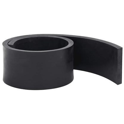 vidaXL Rubber Edge for Snow Plow Black 100x8x1 cm