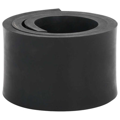 vidaXL Rubber Edge for Snow Plow Black 120x8x1 cm