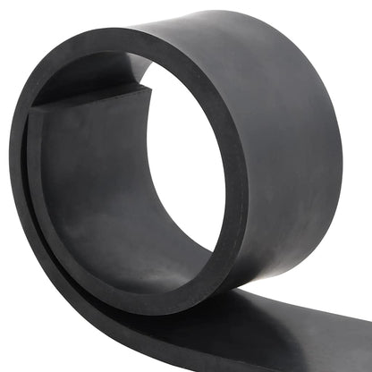 vidaXL Rubber Edge for Snow Plow Black 120x8x1 cm