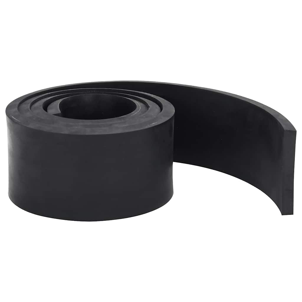 vidaXL Rubber Edge for Snow Plow Black 180x8x1 cm