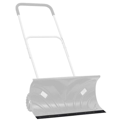 vidaXL Rubber Edge for Snow Plow Black 180x8x1 cm