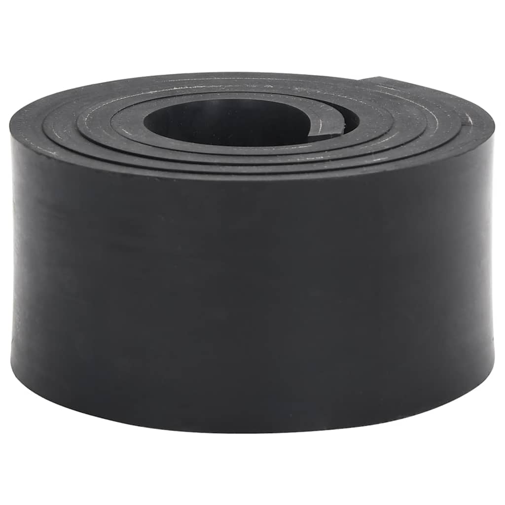vidaXL Rubber Edge for Snow Plow Black 200x8x1 cm