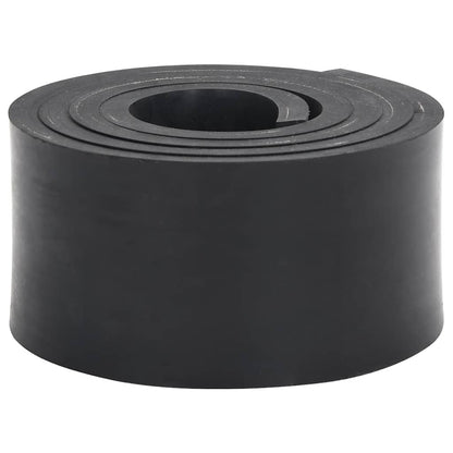 vidaXL Rubber Edge for Snow Plow Black 200x8x1 cm
