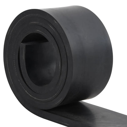 vidaXL Rubber Edge for Snow Plow Black 200x8x1 cm