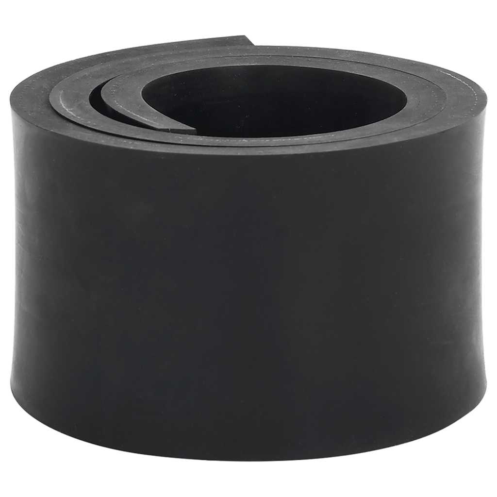 vidaXL Rubber Edge for Snow Plow Black 120x10x1 cm
