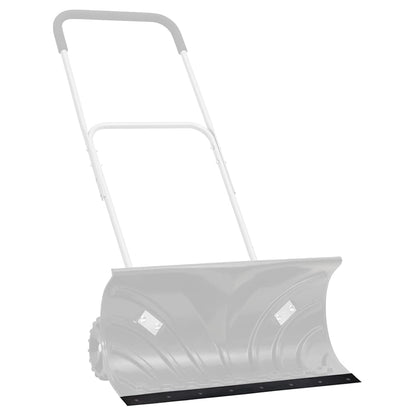 vidaXL Rubber Edge for Snow Plow Black 120x10x1 cm