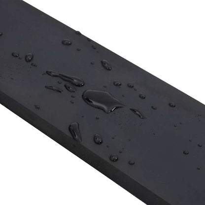 vidaXL Rubber Edge for Snow Plow Black 180x10x1 cm