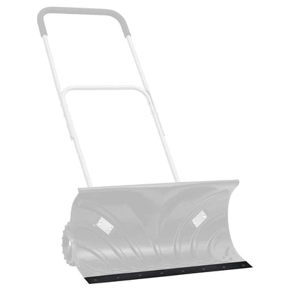 vidaXL Rubber Edge for Snow Plow Black 180x10x1 cm