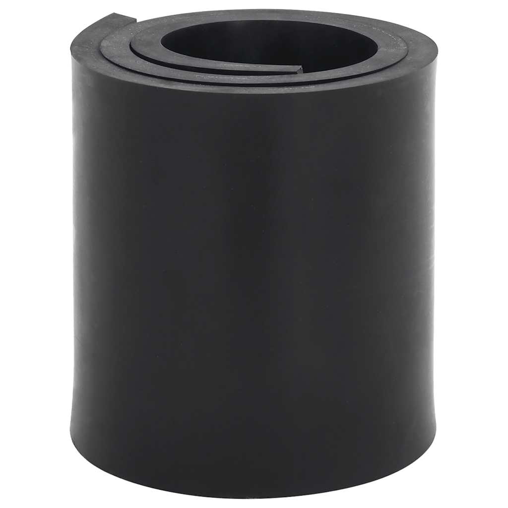 vidaXL Rubber Edge for Snow Plow Black 100x15x1 cm