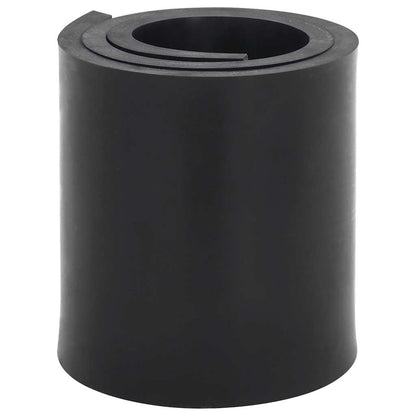 vidaXL Rubber Edge for Snow Plow Black 100x15x1 cm
