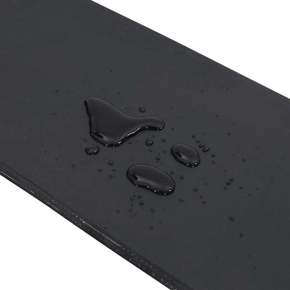 vidaXL Rubber Edge for Snow Plow Black 100x15x1 cm