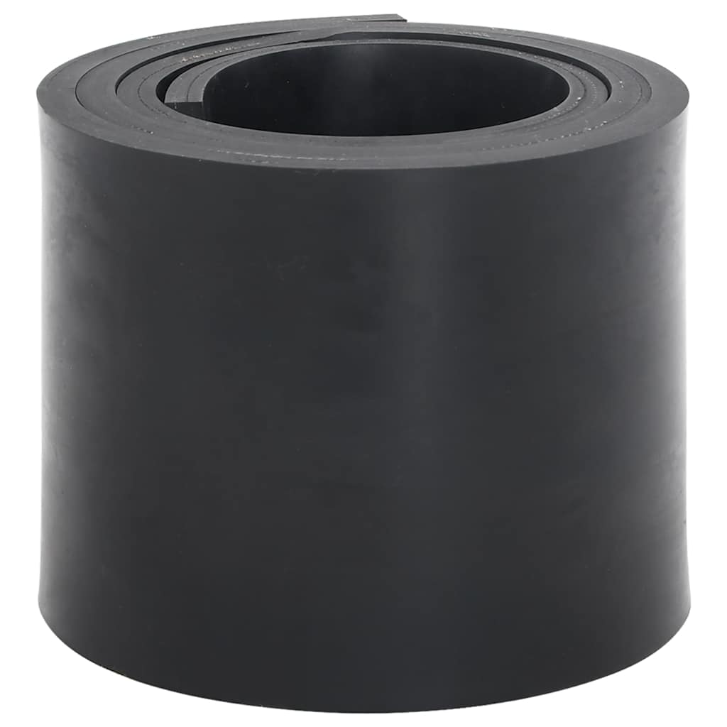 vidaXL Rubber Edge for Snow Plow Black 200x15x1 cm