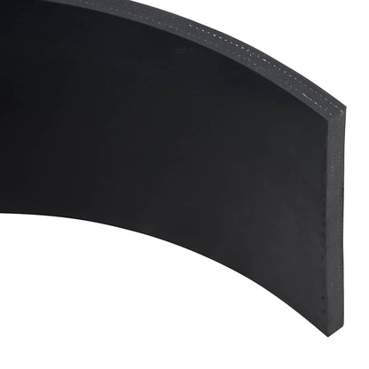 vidaXL Rubber Edge for Snow Plow Black 250x15x1 cm