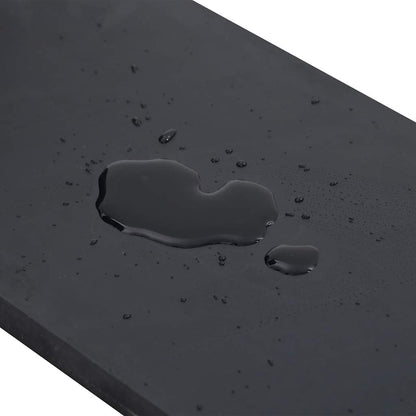 vidaXL Rubber Edge for Snow Plow Black 300x15x1 cm