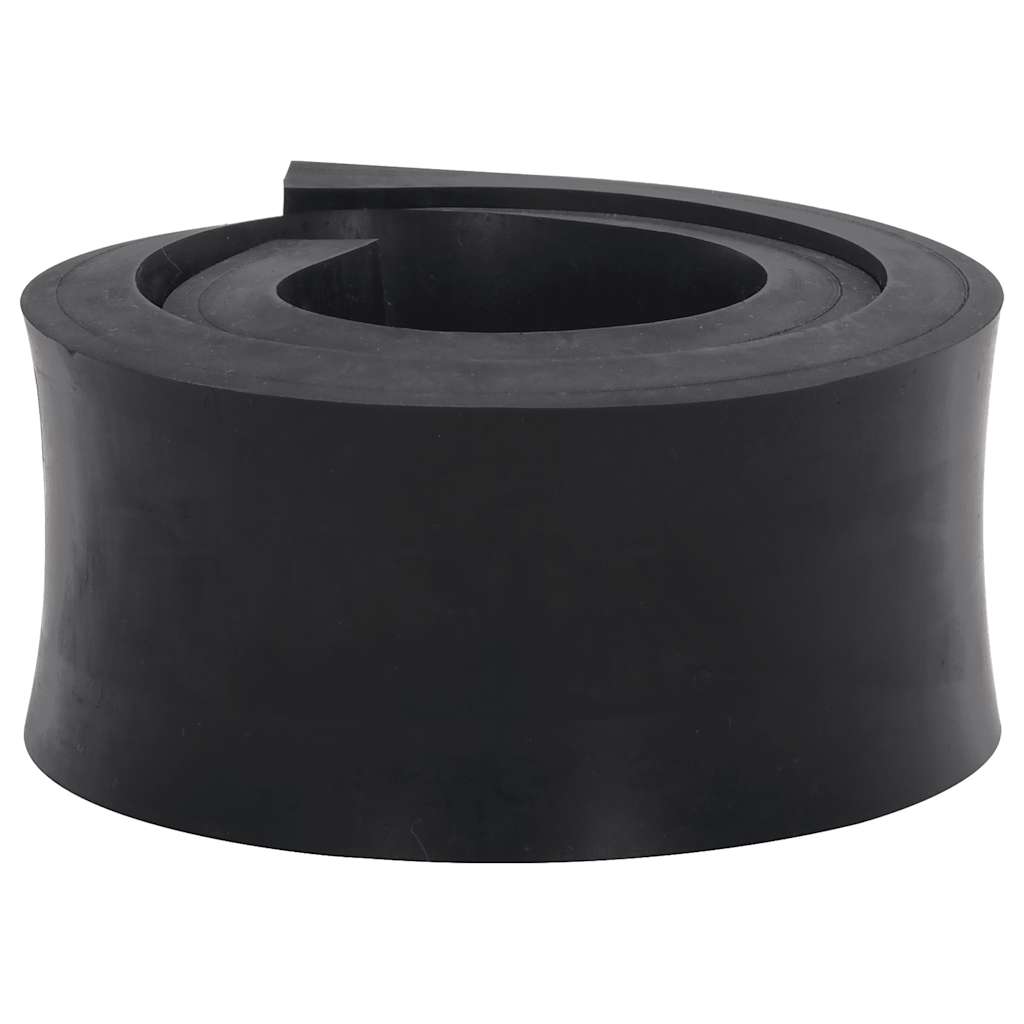 vidaXL Rubber Edge for Snow Plow Black 120x8x2 cm